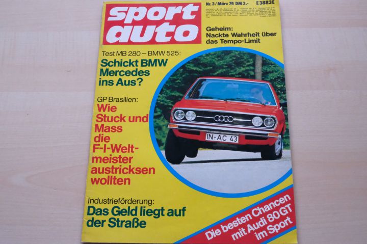 Deckblatt Sport Auto (03/1974)